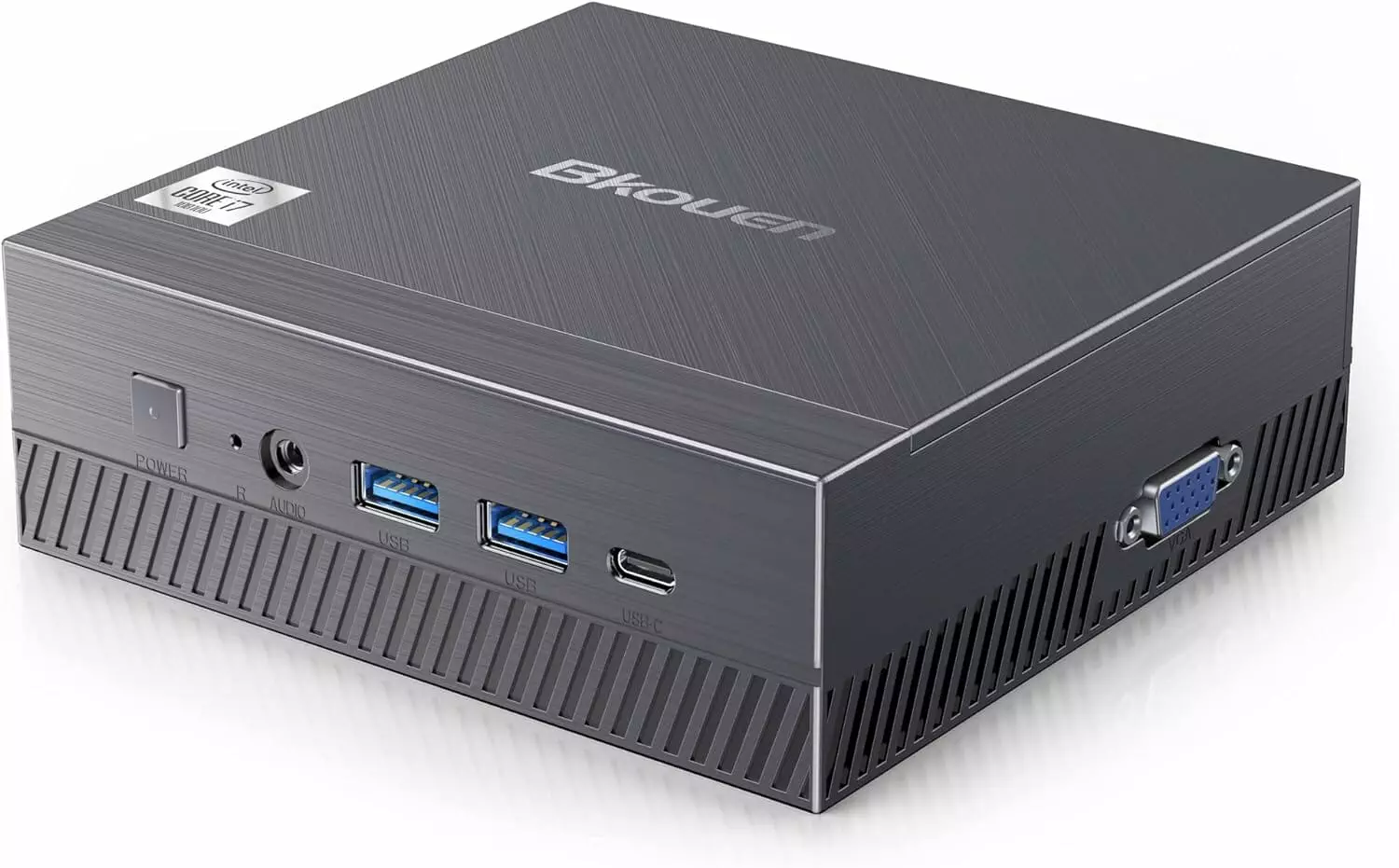 Bkouen Mini PC Intel I7-10810U (up to 4.9 GHz), Mini Computers Windows 11 Pro for Gaming, 6 Cores 12 Threads, 16GB DDR4 512GB M.2 SSD, 2.5 Inch SATA, WiFi 6, BT5.2 for Business, Study