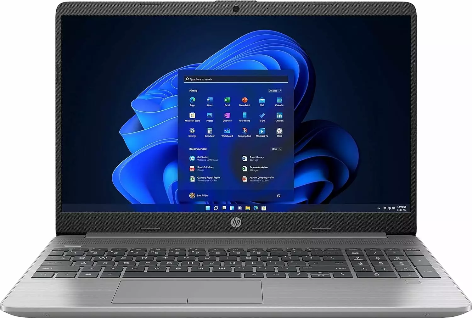 HP 255 G9 Business Laptop | 15.6 IPS FHD Display | AMD Ryzen 7 5825U | 16GB DDR4 RAM | 512GB SSD | AMD Radeon Graphics | Windows 11 Pro | QWERTZ Keyboard | Silver